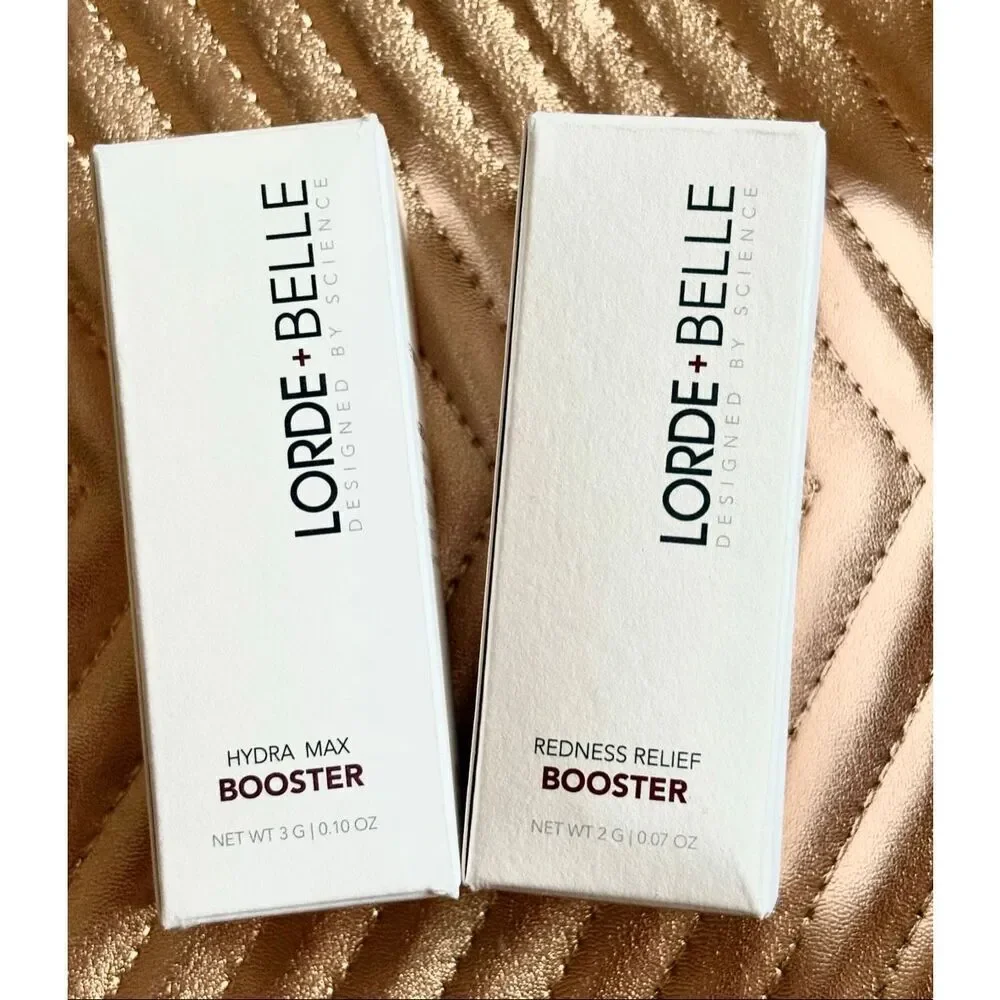 LORDE + BELLE - NWTIB Set of 2 Serum Boosters: Redness Relief AND Hydra Max